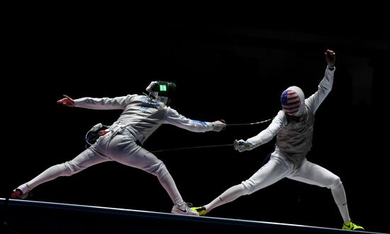 2016 Summer Olympics. Fencing. Men. Foil