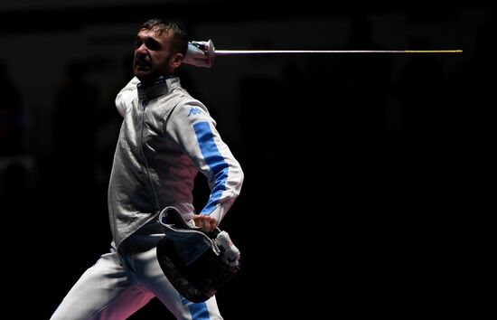 2016 Summer Olympics. Fencing. Men. Foil