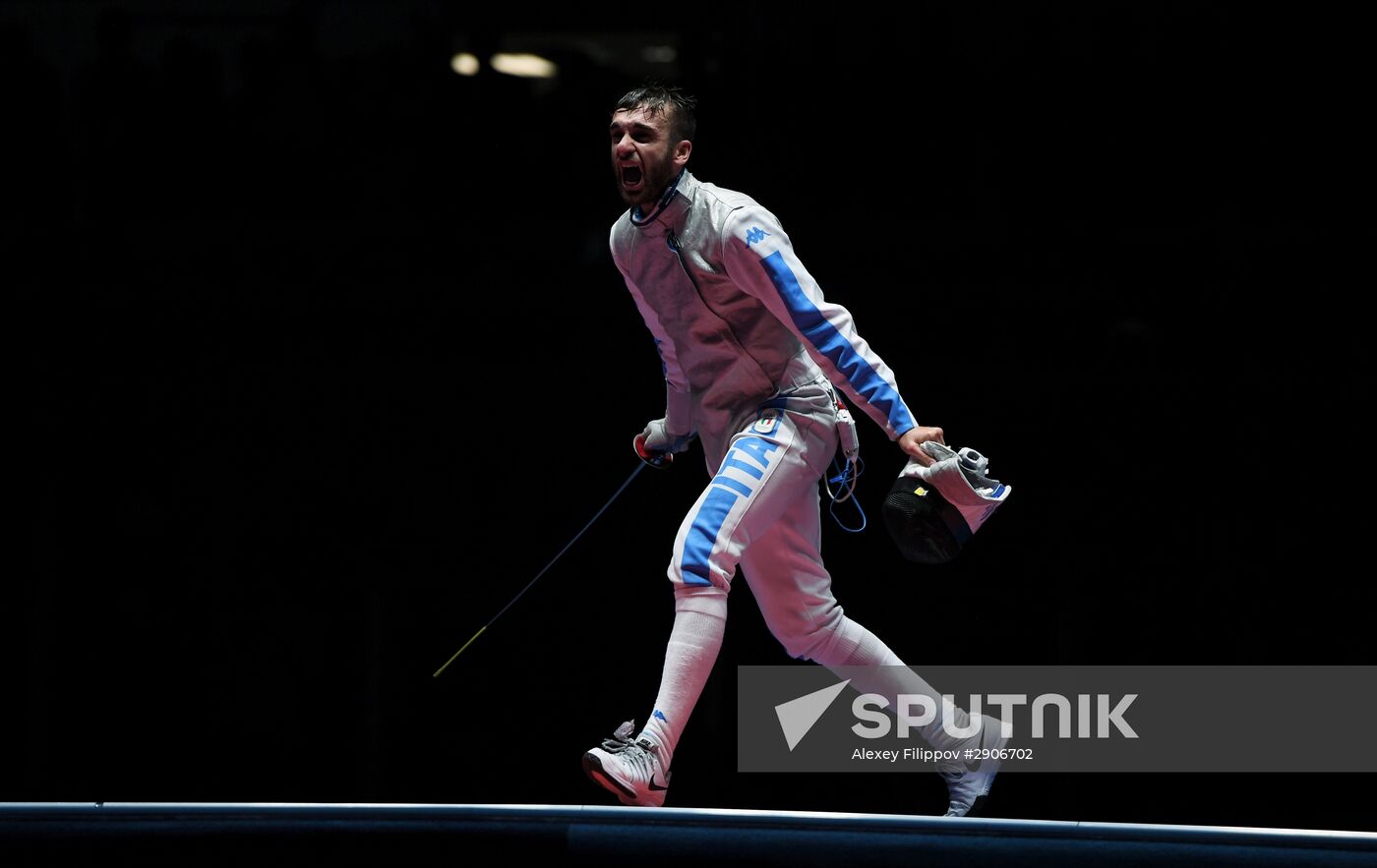 2016 Summer Olympics. Fencing. Men. Foil