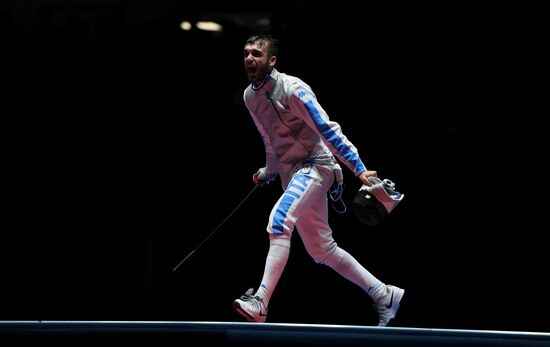 2016 Summer Olympics. Fencing. Men. Foil