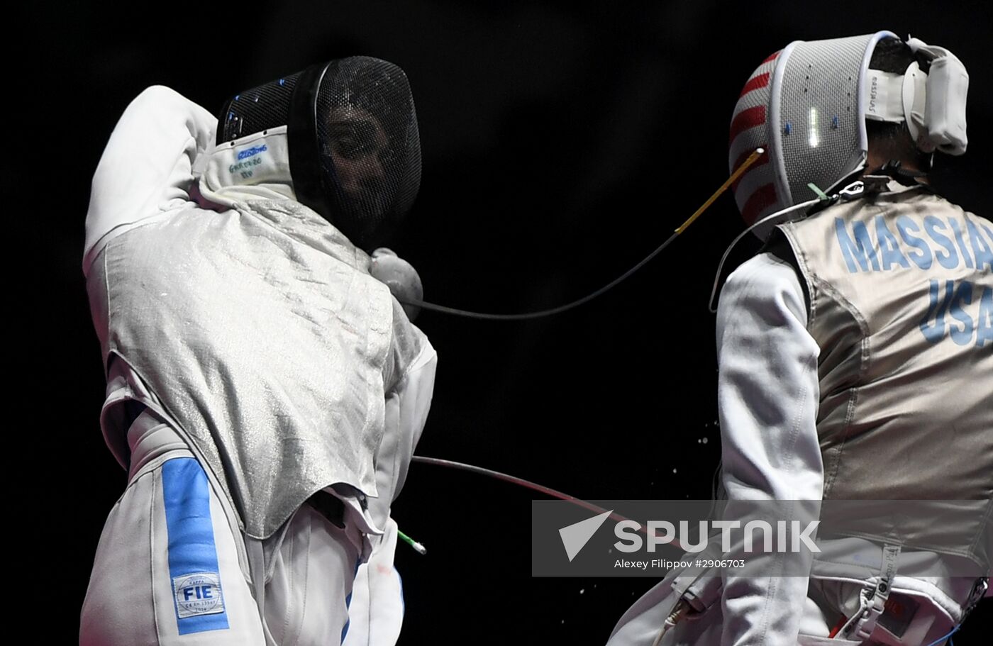 2016 Summer Olympics. Fencing. Men. Foil