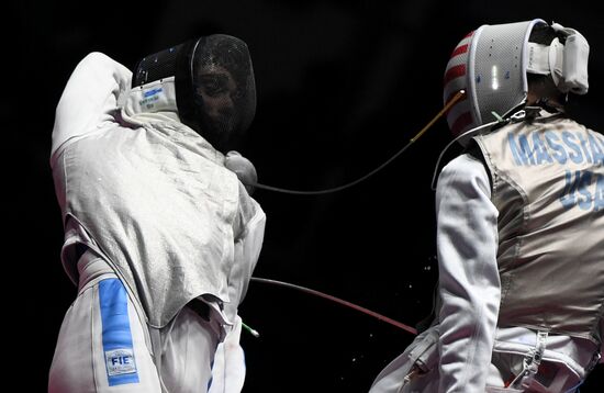 2016 Summer Olympics. Fencing. Men. Foil