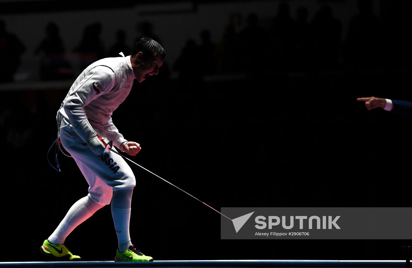 2016 Summer Olympics. Fencing. Men. Foil