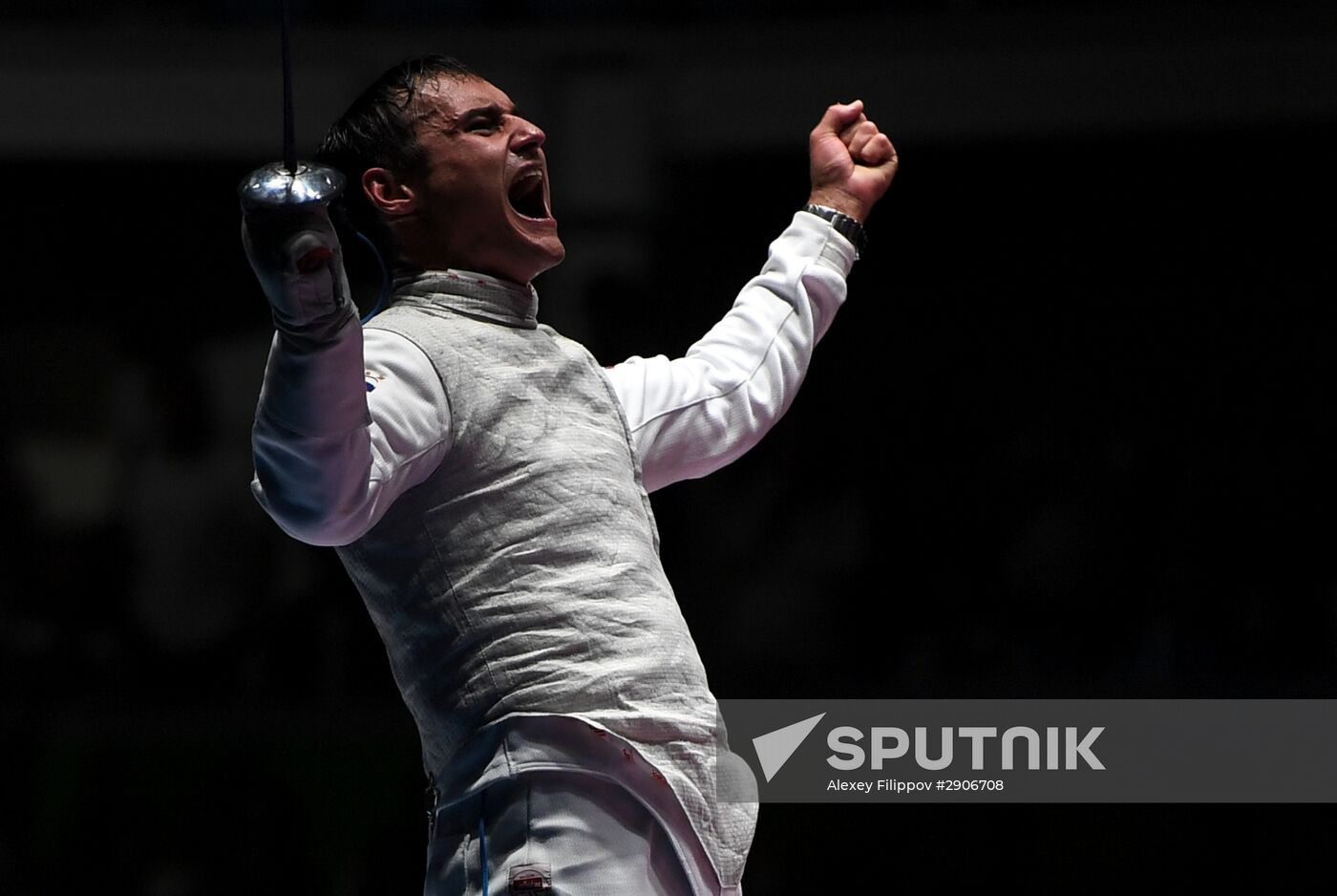 2016 Summer Olympics. Fencing. Men. Foil