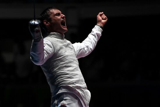 2016 Summer Olympics. Fencing. Men. Foil