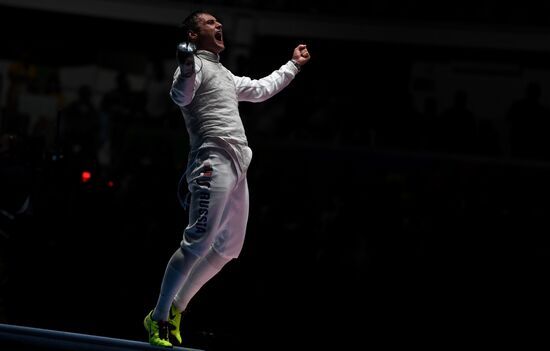 2016 Summer Olympics. Fencing. Men. Foil