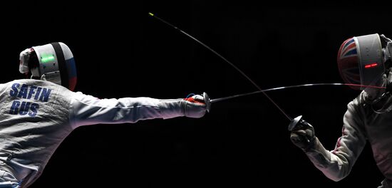 2016 Summer Olympics. Fencing. Men. Foil