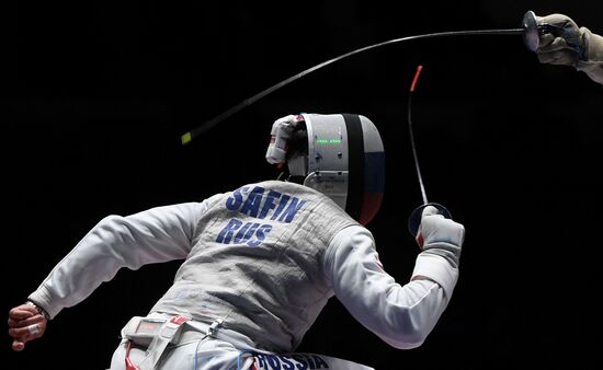 2016 Summer Olympics. Fencing. Men. Foil
