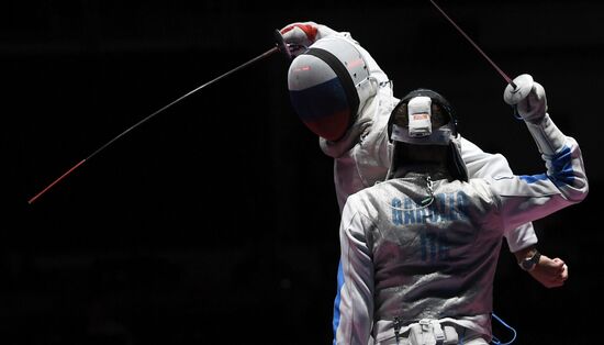 2016 Summer Olympics. Fencing. Men. Foil