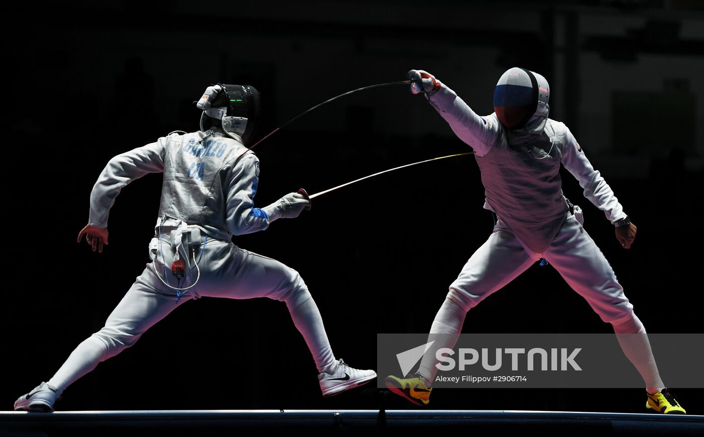 2016 Summer Olympics. Fencing. Men. Foil