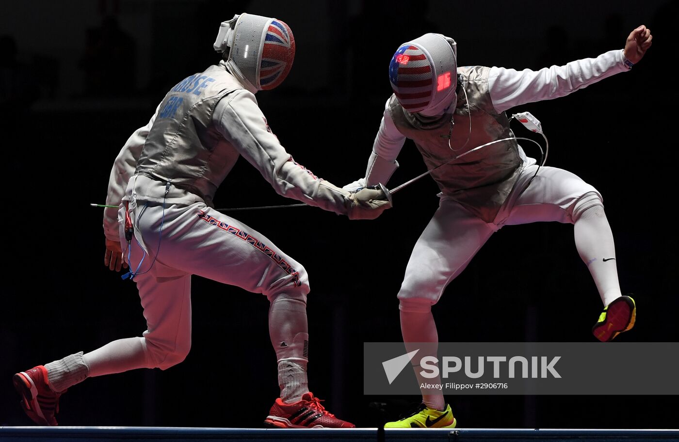 2016 Summer Olympics. Fencing. Men. Foil