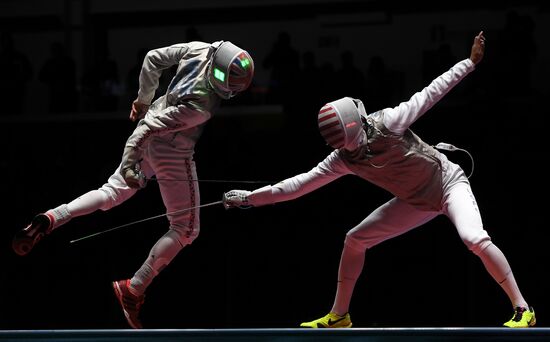 2016 Summer Olympics. Fencing. Men. Foil