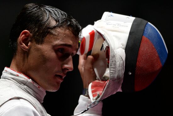 2016 Summer Olympics. Fencing. Men. Foil