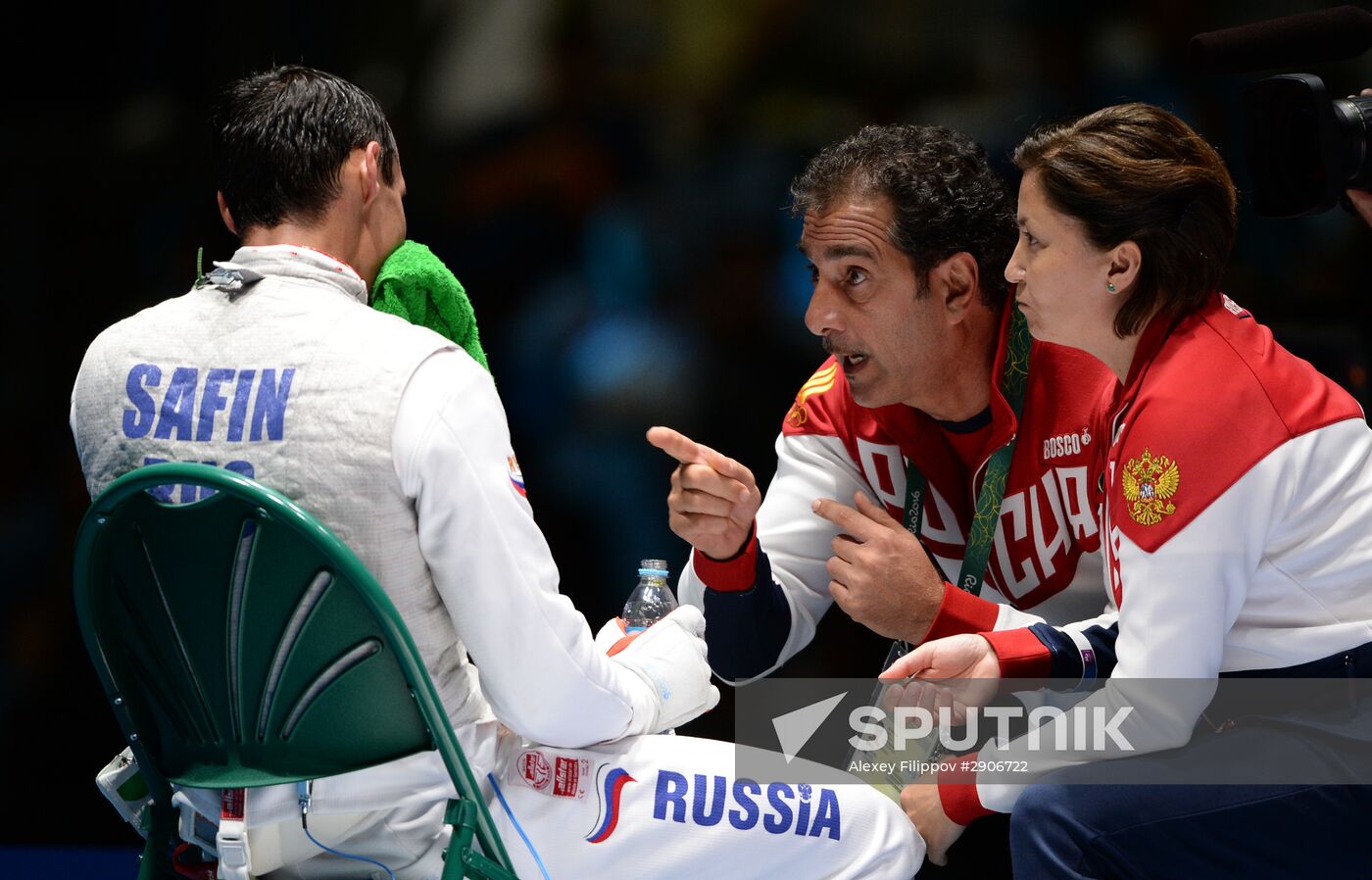 2016 Summer Olympics. Fencing. Men. Foil