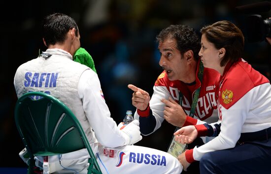 2016 Summer Olympics. Fencing. Men. Foil