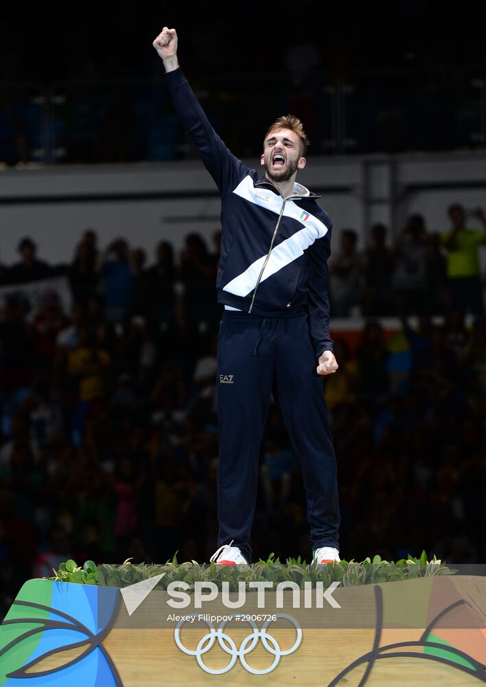 2016 Summer Olympics. Fencing. Men. Foil
