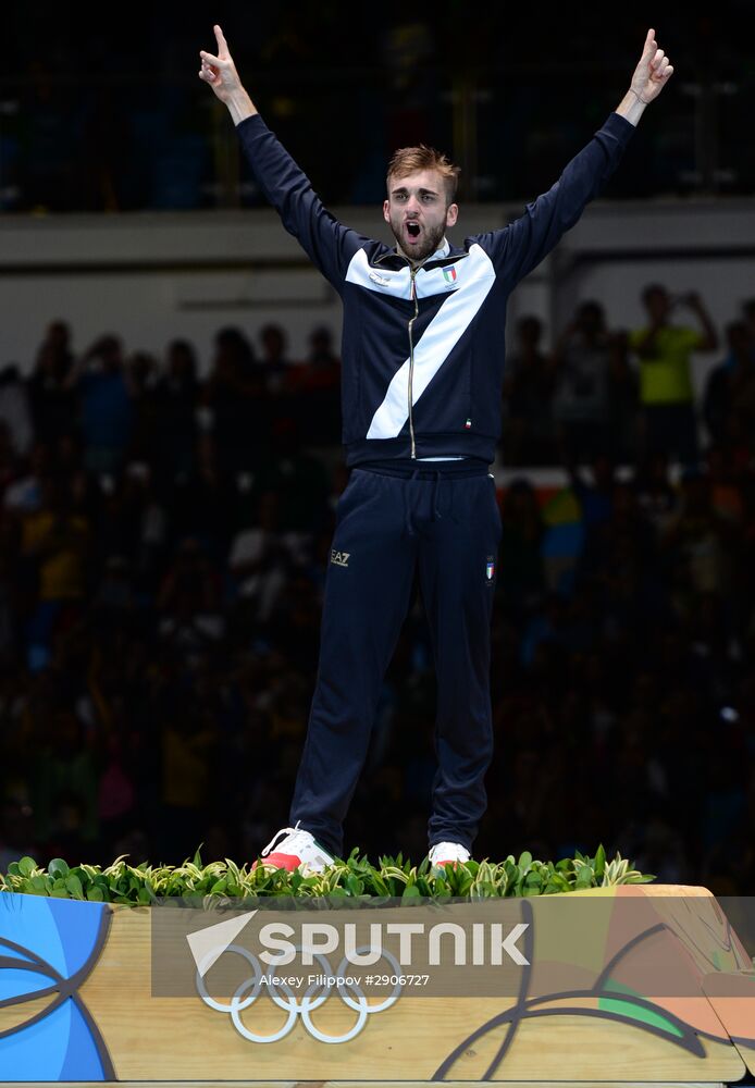 2016 Summer Olympics. Fencing. Men. Foil
