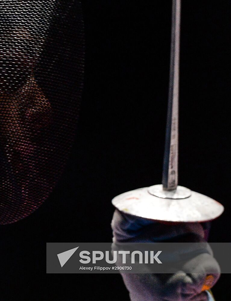 2016 Summer Olympics. Fencing. Men. Foil