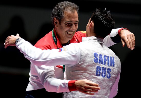 2016 Summer Olympics. Fencing. Men. Foil