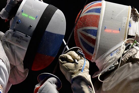 2016 Summer Olympics. Fencing. Men. Foil