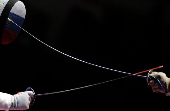 2016 Summer Olympics. Fencing. Men. Foil