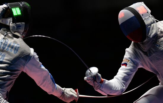 2016 Summer Olympics. Fencing. Men. Foil