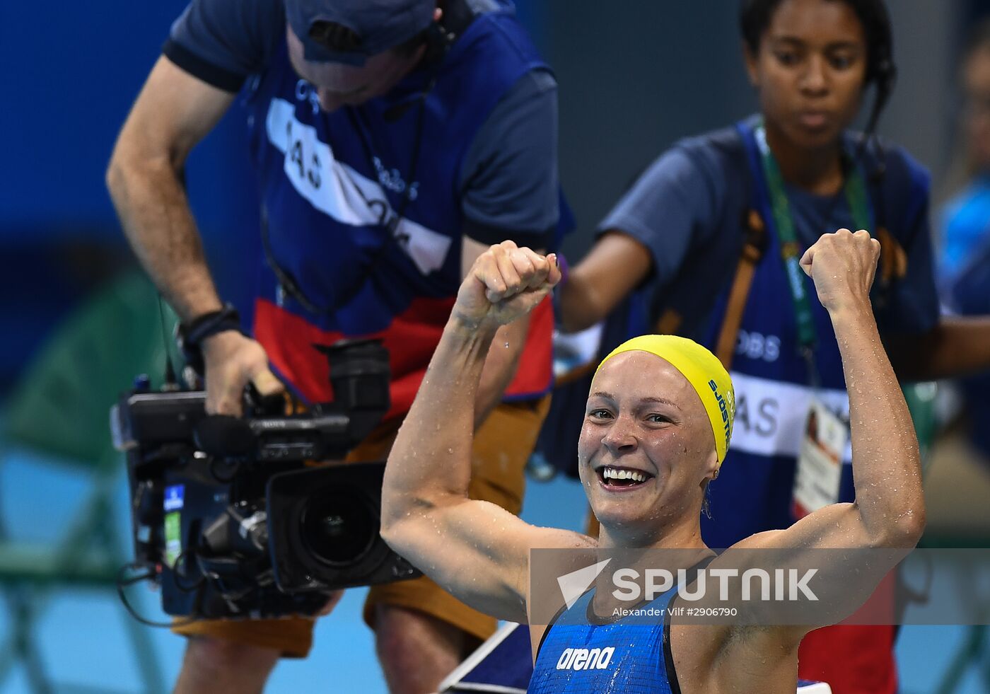 Summer Olympics 2016. Swimming. Day Two