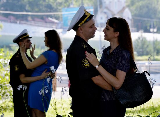 Pacific Fleet ships arrive in Vladivostok