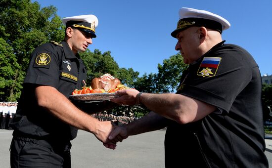 Pacific Fleet ships arrive in Vladivostok