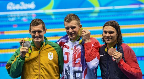 Summer Olympics 2016. Swimming. Day Two