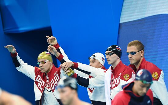 Summer Olympics 2016. Swimming. Day Two