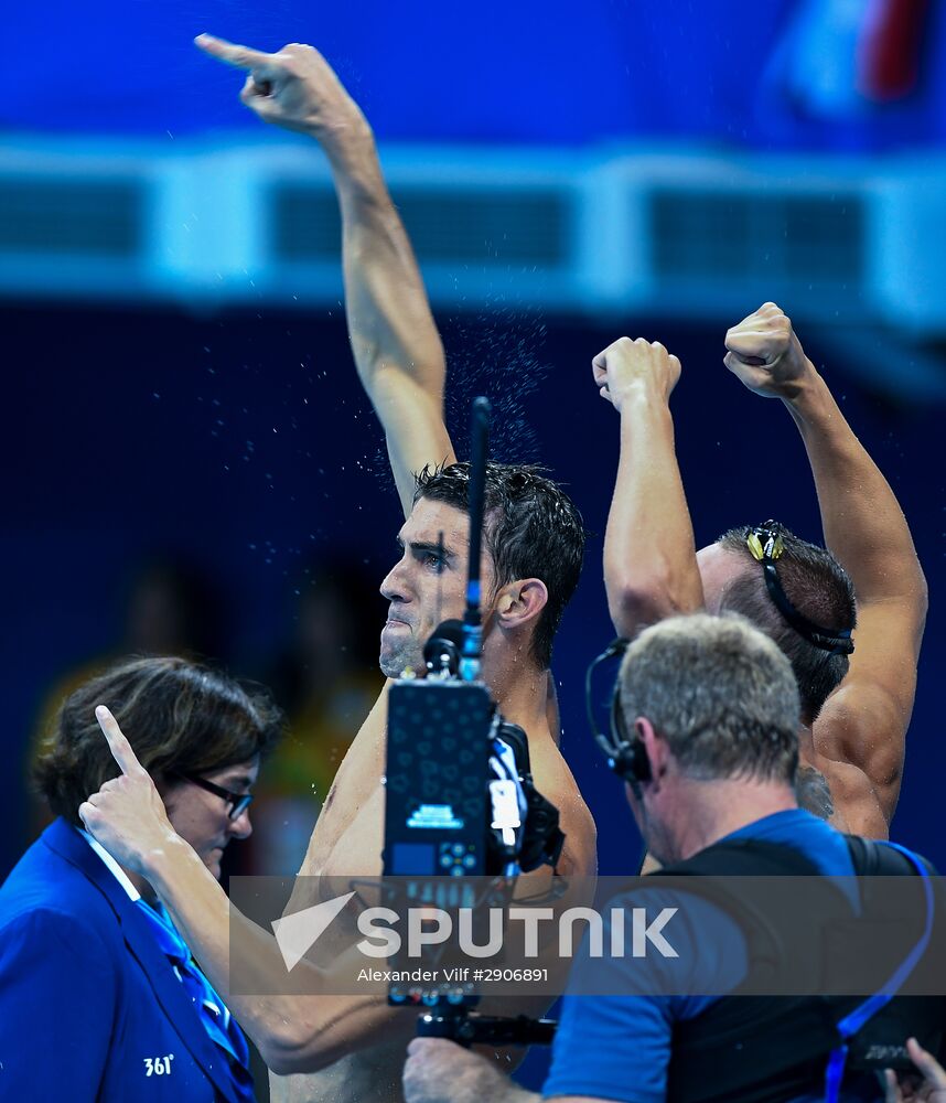 Summer Olympics 2016. Swimming. Day Two