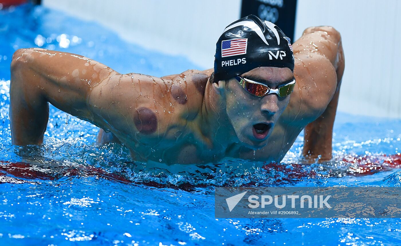 Summer Olympics 2016. Swimming. Day Two