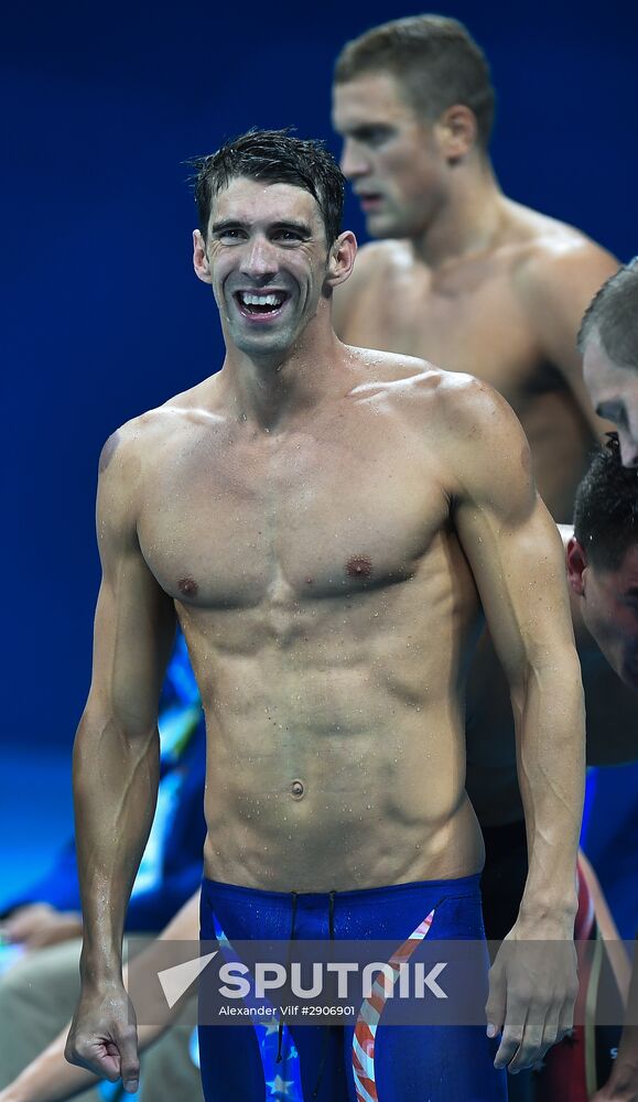 Summer Olympics 2016. Swimming. Day Two