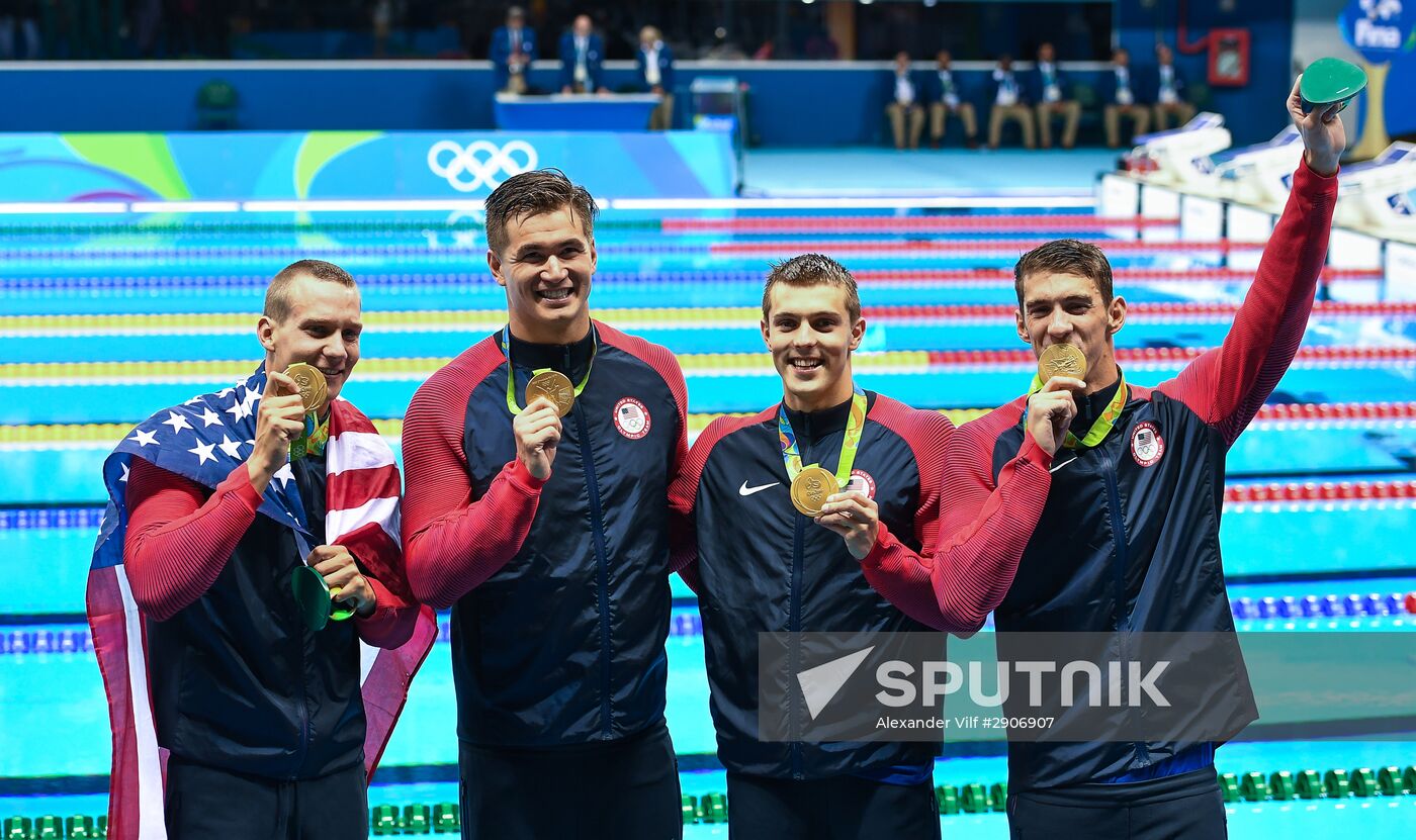Summer Olympics 2016. Swimming. Day Two