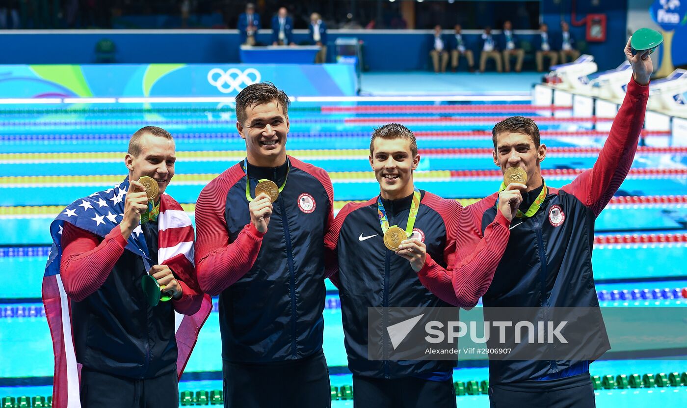 Summer Olympics 2016. Swimming. Day Two