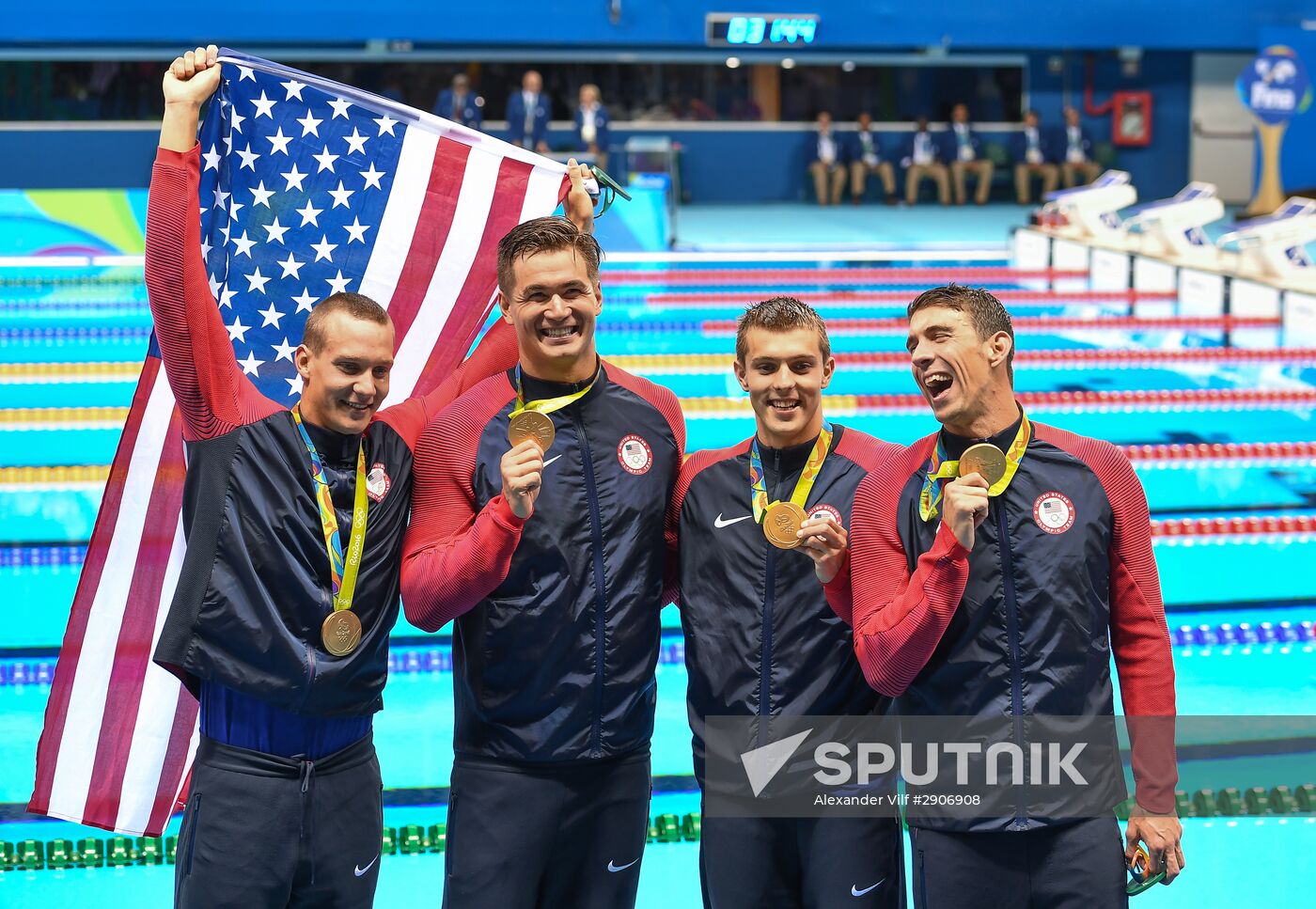Summer Olympics 2016. Swimming. Day Two