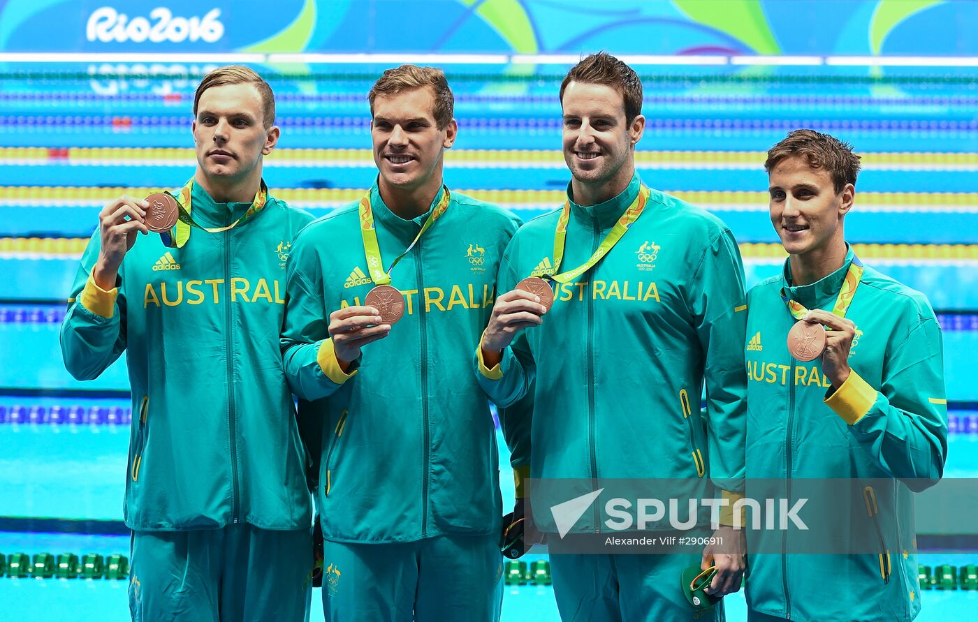 Summer Olympics 2016. Swimming. Day Two