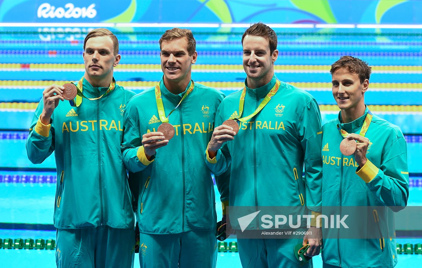 Summer Olympics 2016. Swimming. Day Two