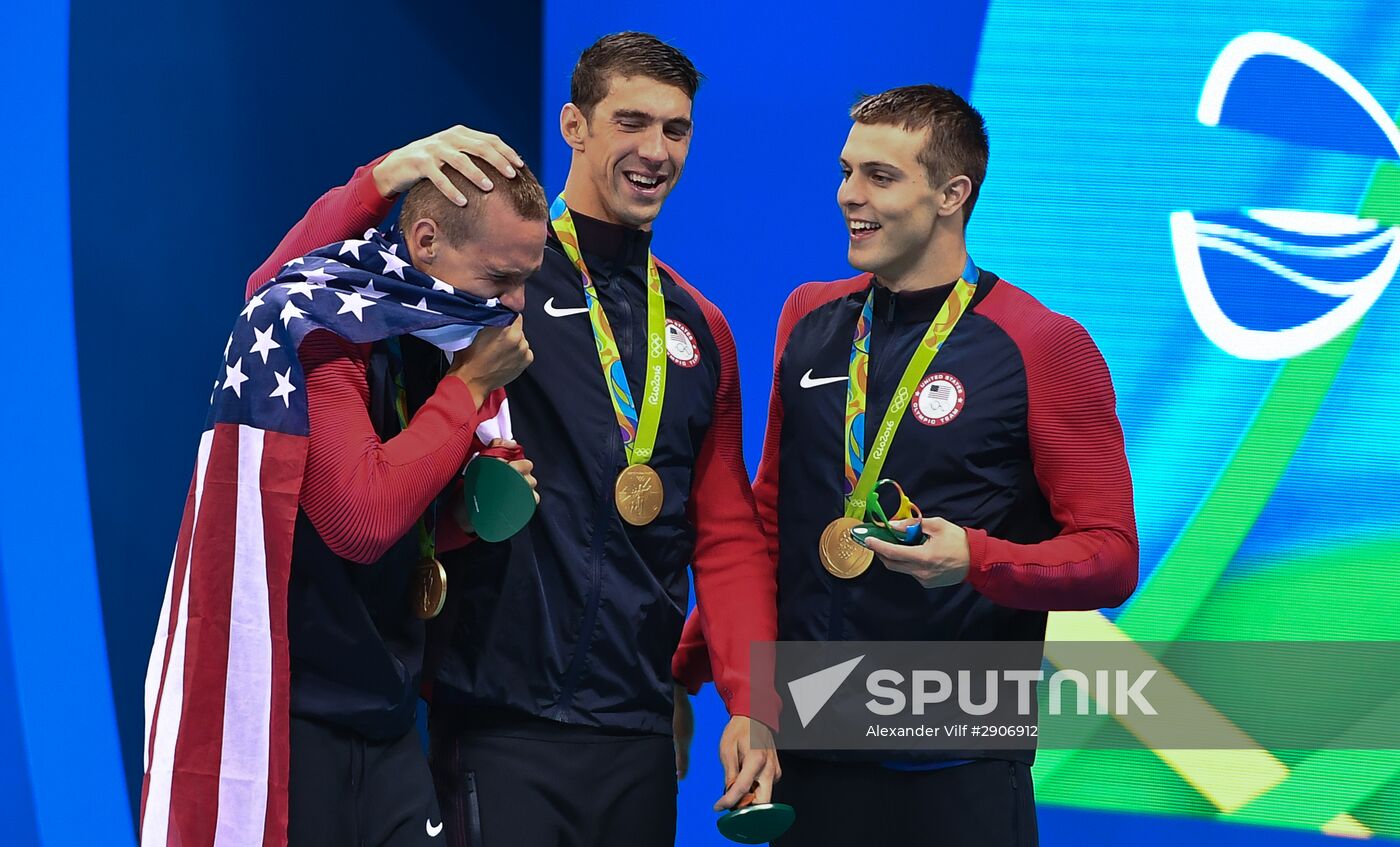 Summer Olympics 2016. Swimming. Day Two