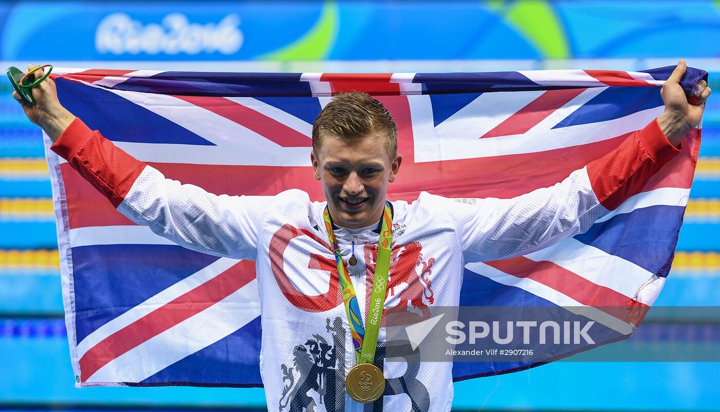 Summer Olympics 2016. Swimming. Day Two