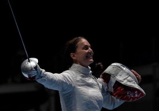 2016 Summer Olympics. Fencing. Women's saber