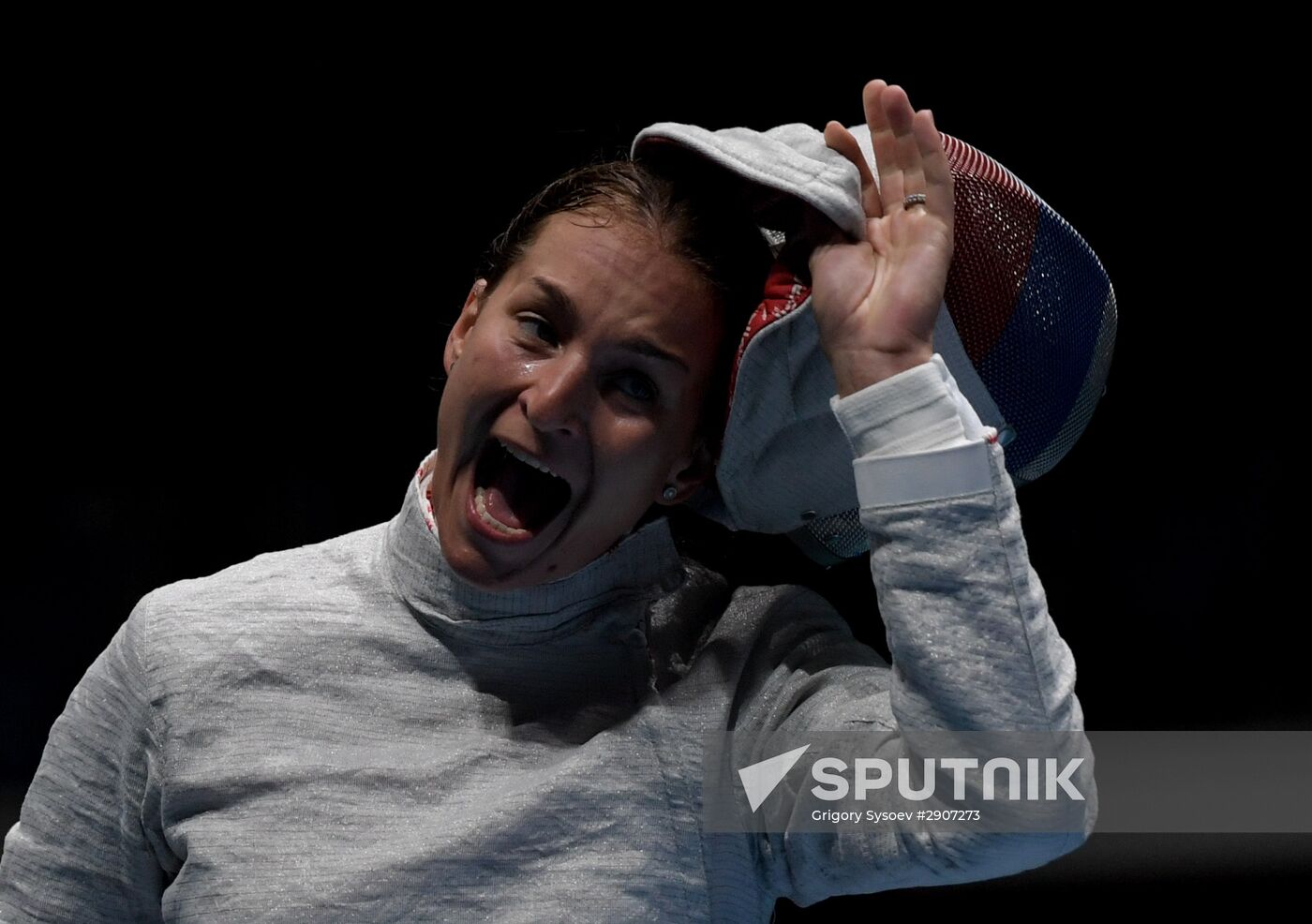 2016 Summer Olympics. Fencing. Women's saber
