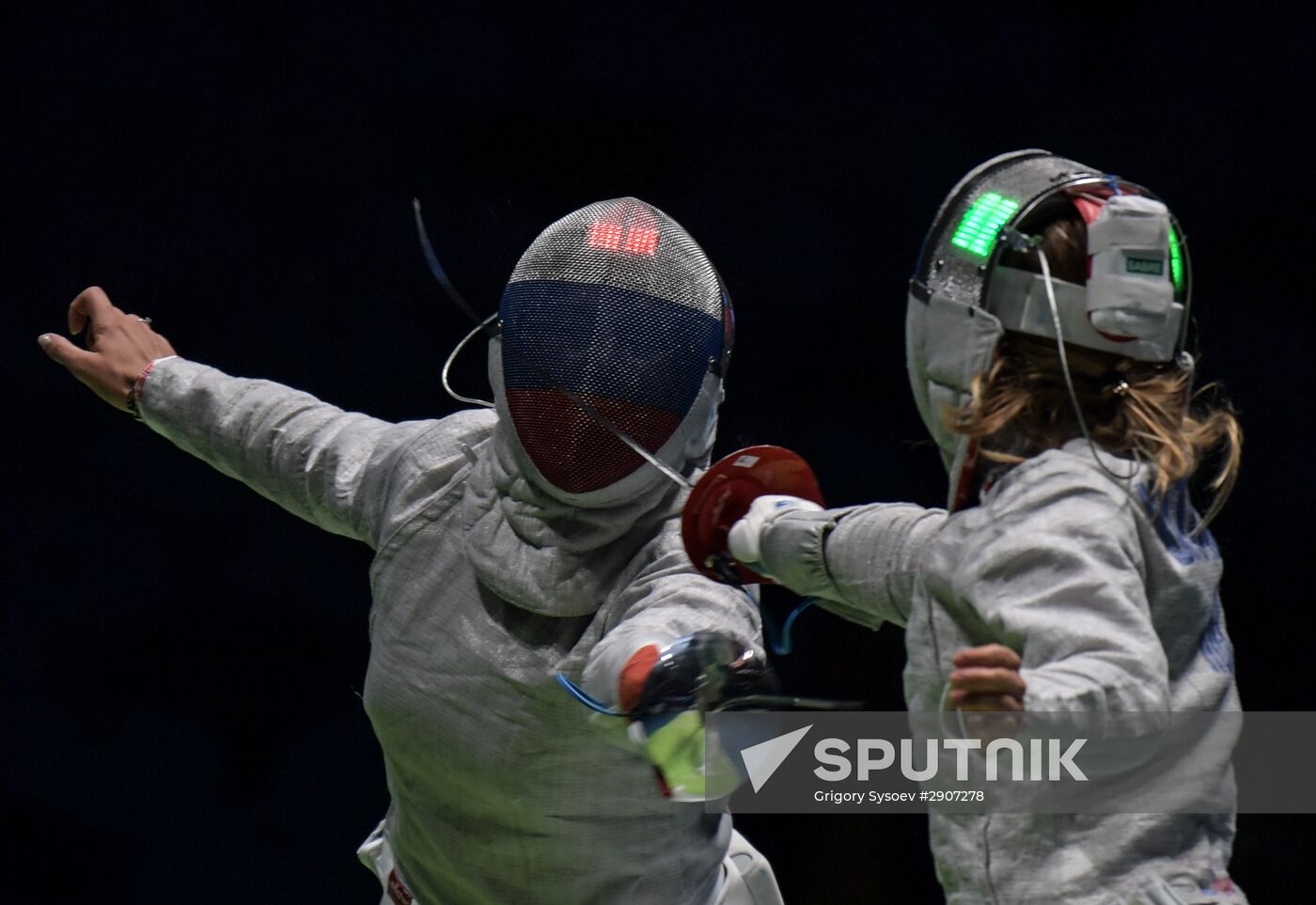 2016 Summer Olympics. Fencing. Women's saber