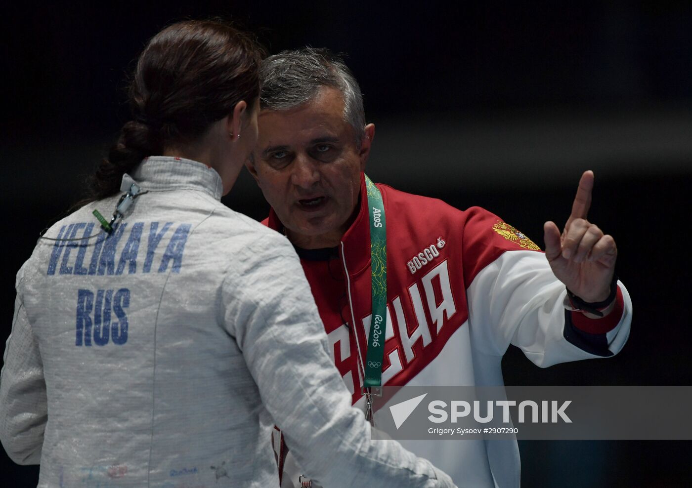 2016 Summer Olympics. Fencing. Women's saber