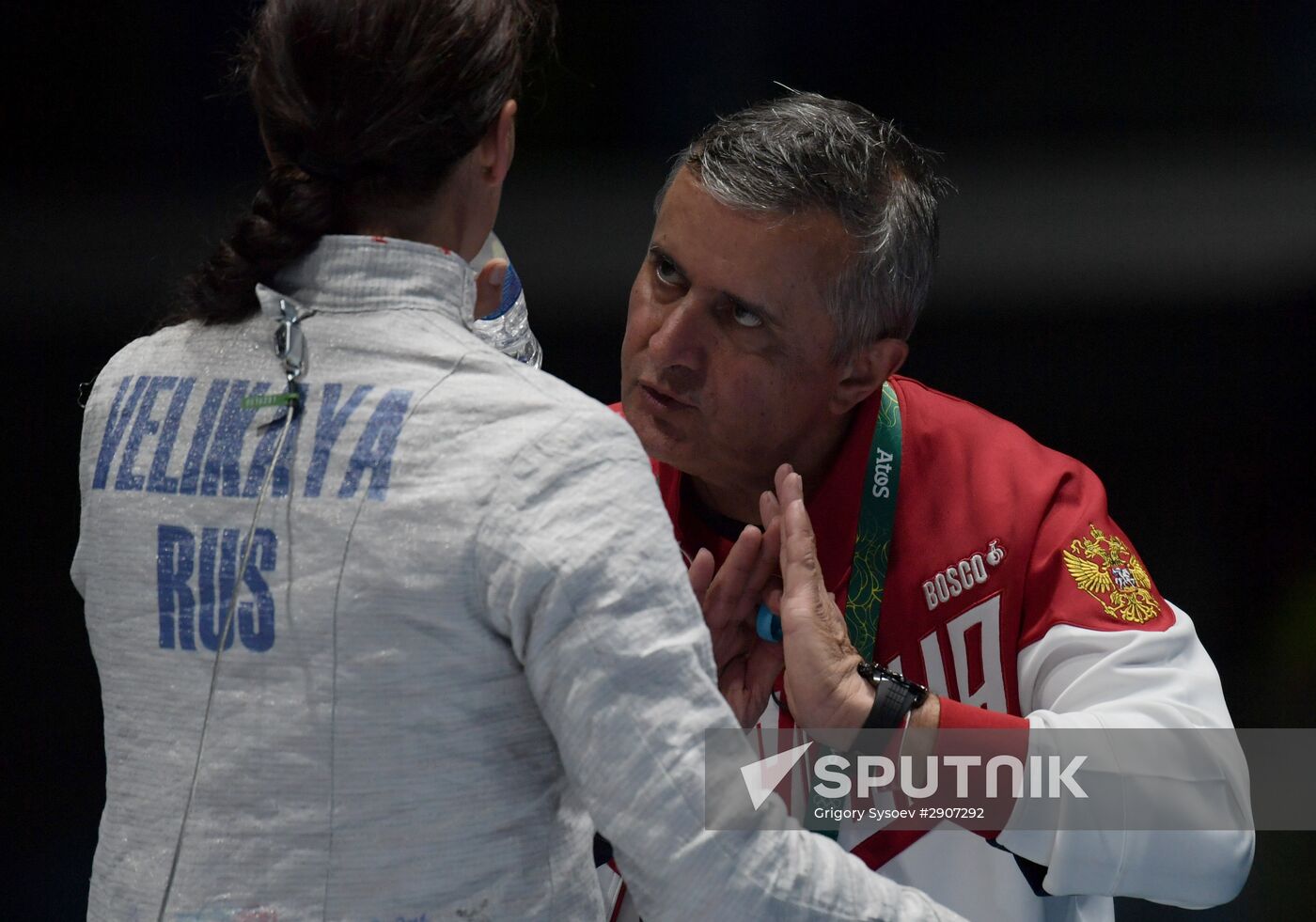 2016 Summer Olympics. Fencing. Women's saber