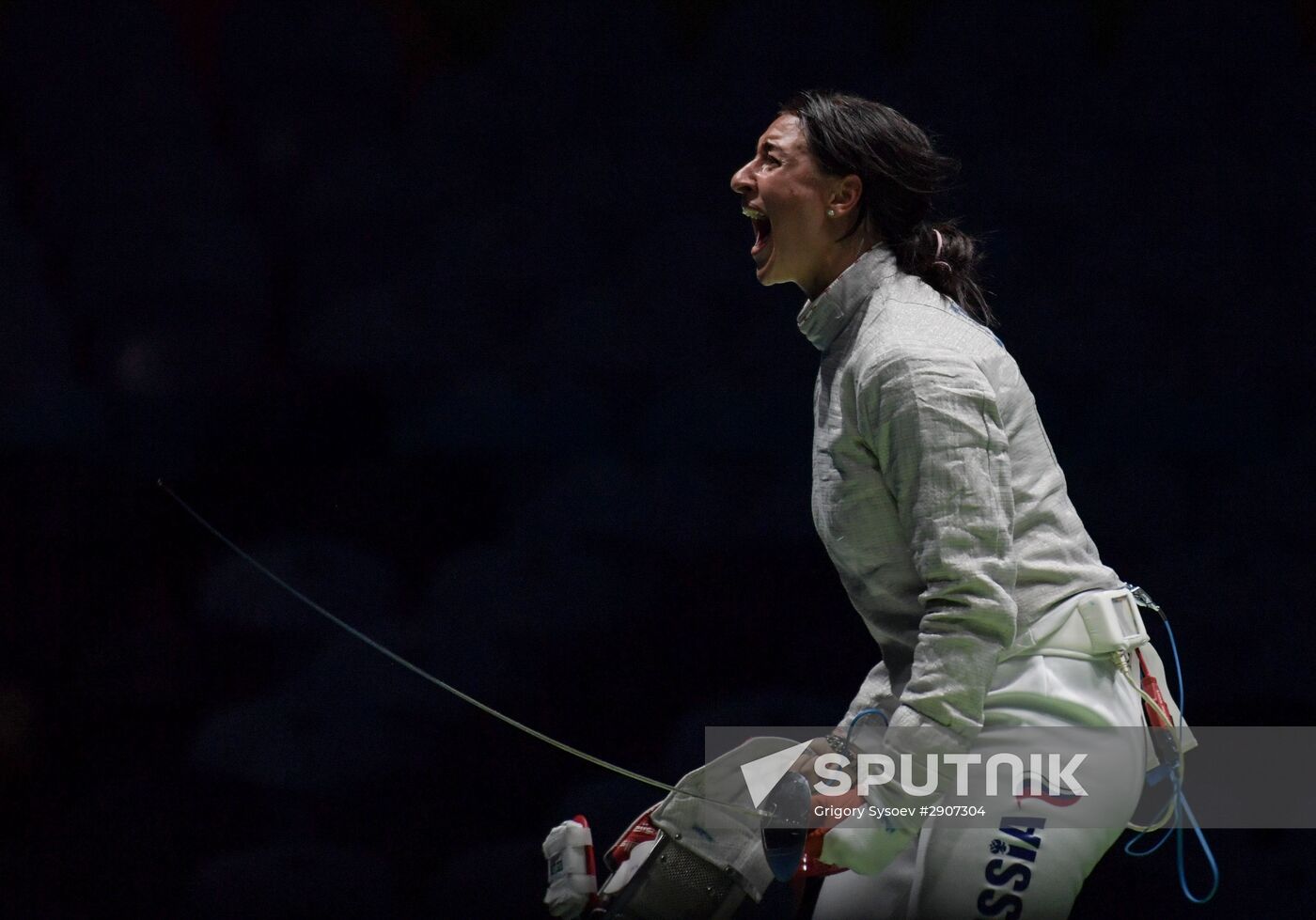 2016 Summer Olympics. Fencing. Women's saber