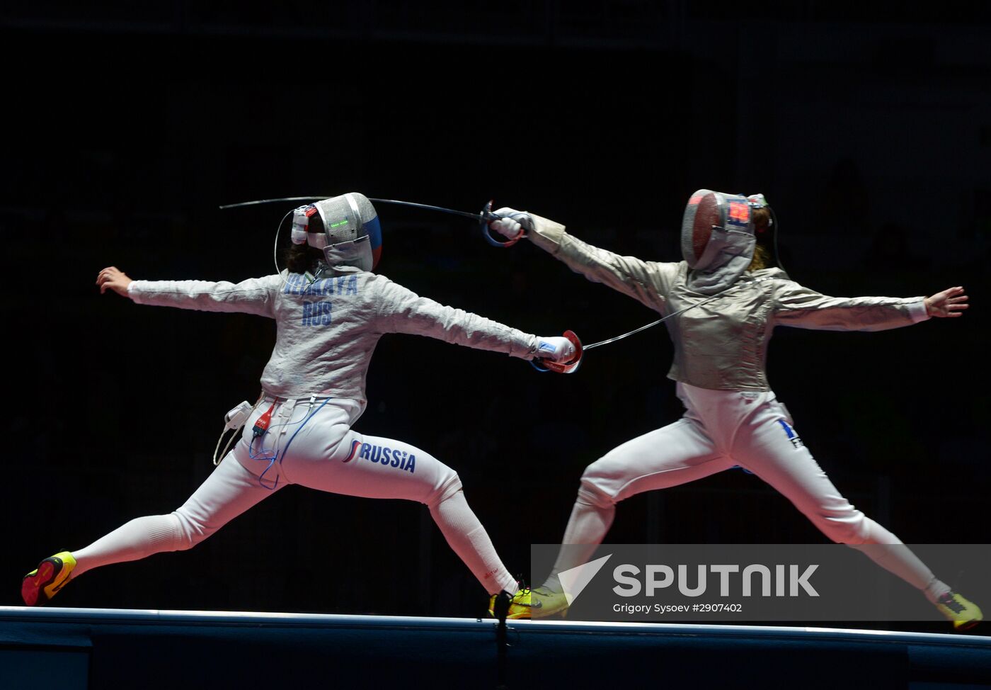 2016 Summer Olympics. Fencing. Women's saber