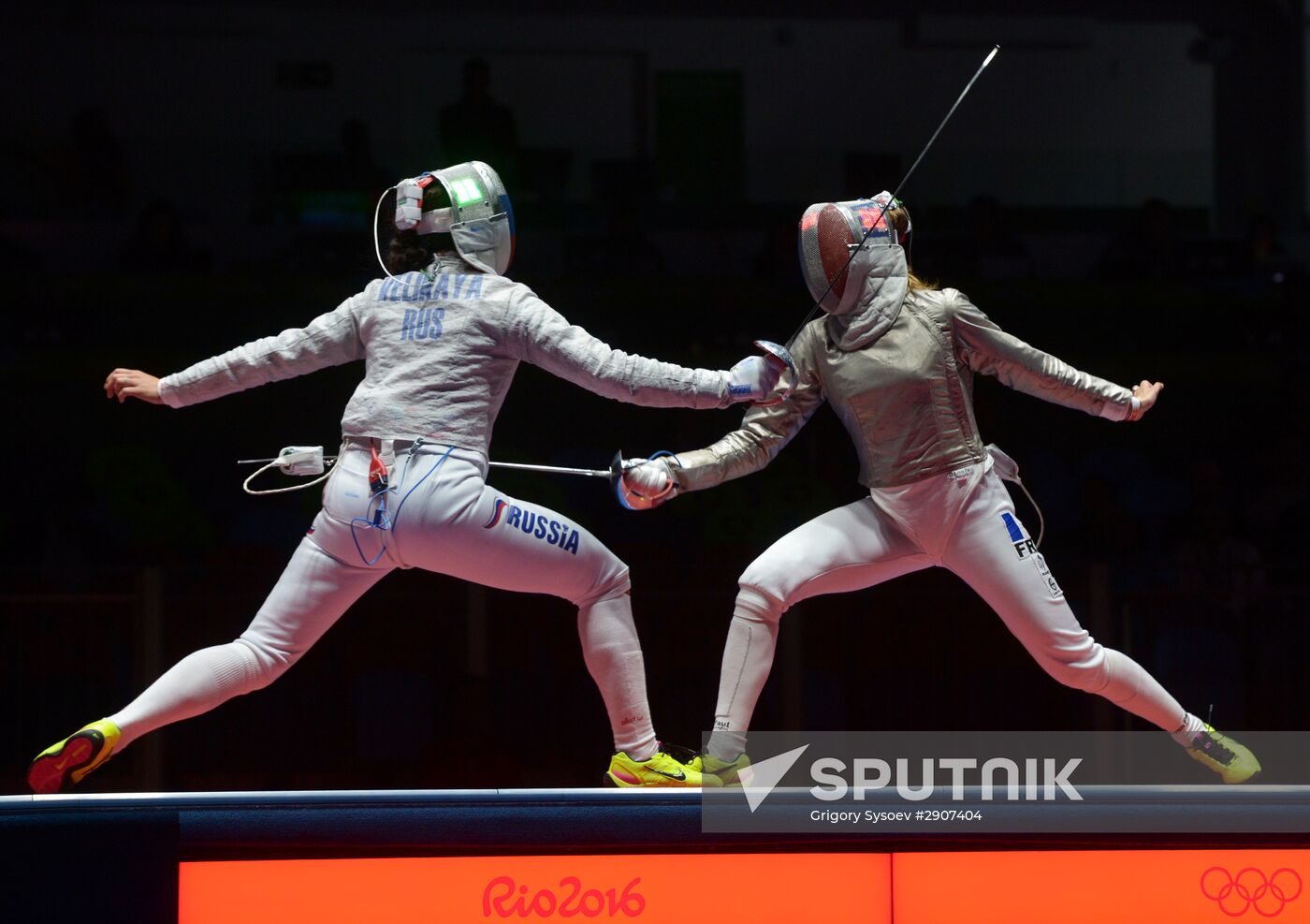 2016 Summer Olympics. Fencing. Women's saber