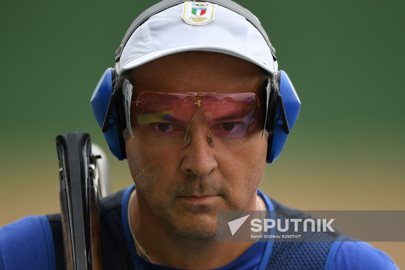 2016 Summer Olympics. Shooting sport. Men. Trap